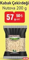 NUTOVA KABAK ÇEKİRDEĞİ 200 G NUTOVA KABAK ÇEKİRDEĞİ 200 G